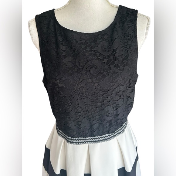 Speechless Black and White Cocktail Dress - Picture 2 of 5